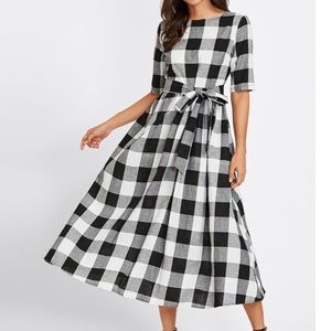 Black & White patterned dress